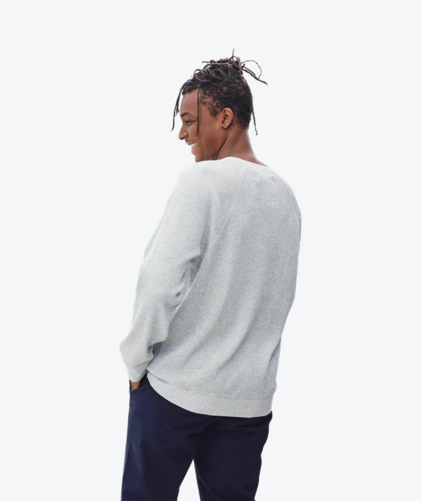 Marl Roll Sleeve T-Shirt